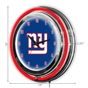 New York Giants 14" Neon Clock