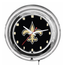 Load image into Gallery viewer, New Orleans Saints 14&quot; Neon Clock