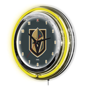 Vegas Golden Knights 14" Neon Clock