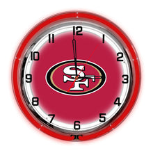 Load image into Gallery viewer, San Francisco 49ers 18&quot; Neon Clock