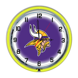 Minnesota Vikings 18" Neon Clock