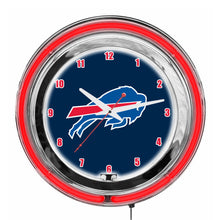 Load image into Gallery viewer, Buffalo Bills 18&quot; Neon Clock