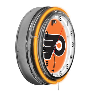 Philadelphia Flyers 18" Neon Clock