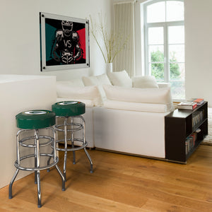 Green Bay Packers 30" Chrome Bar Stool