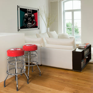 Kansas City Chiefs 30" Chrome Bar Stool