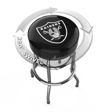 Load image into Gallery viewer, Las Vegas Raiders 30&quot; Chrome Bar Stool