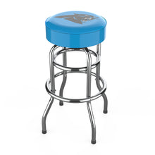 Load image into Gallery viewer, Carolina Panthers 30&quot; Chrome Bar Stool