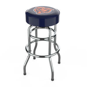 Chicago Bears 30" Chrome Bar Stool