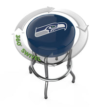 Load image into Gallery viewer, Seattle Seahawks 30&quot; Chrome Bar Stool