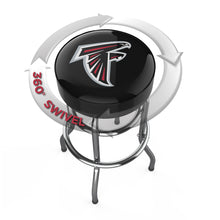 Load image into Gallery viewer, Atlanta Falcons 30&quot; Chrome Bar Stool