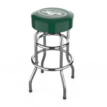 Load image into Gallery viewer, New York Jets 30&quot; Chrome Bar Stool