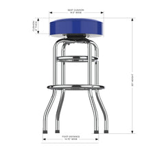 Load image into Gallery viewer, Los Angeles Rams 30&quot; Chrome Bar Stool