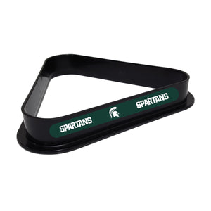 Michigan State Spartans Plastic 8-Ball Rack