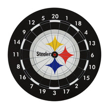 Load image into Gallery viewer, Pittsburgh Steelers Dartboard Gift Set