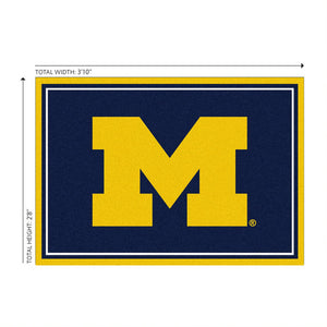 Michigan Wolverines 3x4 Area Rug