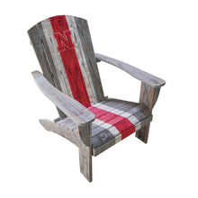 Load image into Gallery viewer, Nebraska Cornhuskers Wood Adirondack Chair