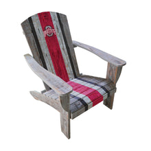Load image into Gallery viewer, Ohio State Buckeyes Wood Adirondack Chair