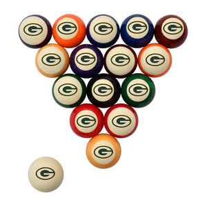 Green Bay Packers Retro Billiard Ball Sets