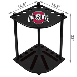 Ohio State Buckeyes Corner Cue Rack