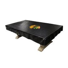 Load image into Gallery viewer, Chicago Blackhawks 8-ft. Deluxe Pool Table Cover