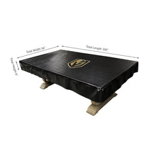 Load image into Gallery viewer, Vegas Golden Knights 8-ft. Deluxe Pool Table Cover