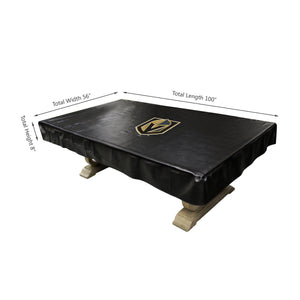 Vegas Golden Knights 8-ft. Deluxe Pool Table Cover