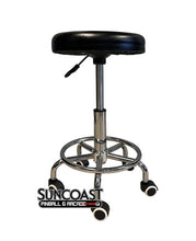 Load image into Gallery viewer, Cocktail Arcade Black or Red Stools with Casters