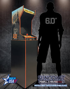 SUNCOAST Tabletop Brown Classic Arcade Machine | Lit Marquee | 412 Games