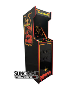 SUNCOAST Full Size Multicade Arcade Machine | 412 Games Graphic Option B