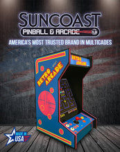 Load image into Gallery viewer, SUNCOAST Tabletop Retro Blue Arcade Machine | Lit Marquee | 412 Games