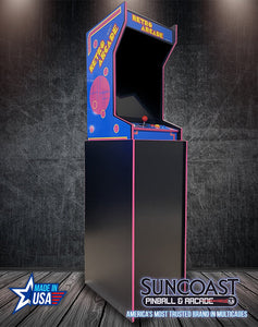 SUNCOAST Tabletop Retro Blue Arcade Machine | Lit Marquee | 412 Games