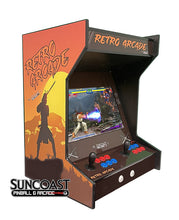 Load image into Gallery viewer, SUNCOAST Tabletop Side-By-Side Arcade Machine | Lit Marquee | 3000 Games