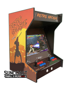 SUNCOAST Tabletop Side-By-Side Arcade Machine | Lit Marquee | 3000 Games