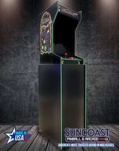 SUNCOAST Tabletop Black Classic Arcade Machine | Lit Marquee | 412 Games