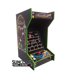 SUNCOAST Tabletop Black Classic Arcade Machine | Lit Marquee | 412 Games