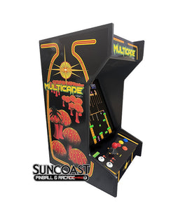 SUNCOAST Tabletop Multicade Arcade Machine | Lit Marquee | 60 Games