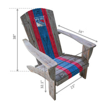 Load image into Gallery viewer, New York Rangers Wood Adirondack Chair