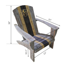 Load image into Gallery viewer, Vegas Golden Knights Wood Adirondack Chair