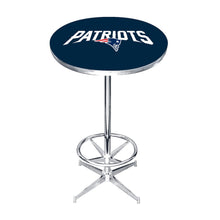 Load image into Gallery viewer, New England Patriots Chrome Pub Table