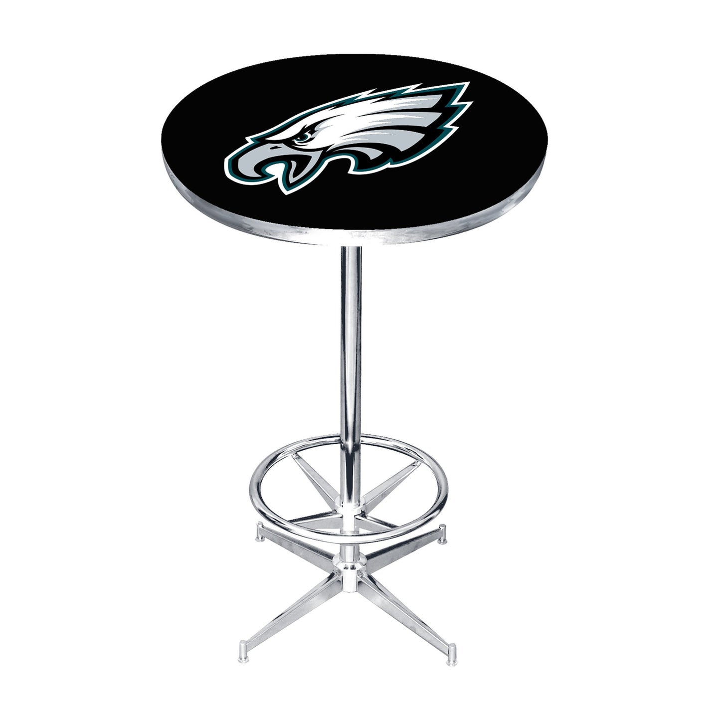 Philadelphia Eagles Chrome Pub Table