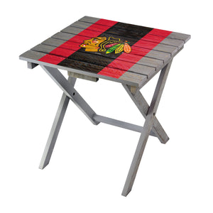 Chicago Blackhawks Folding Adirondack Table