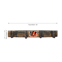 Load image into Gallery viewer, Cincinnati Bengals Oak Coat Rack