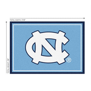 North Carolina Tarheels 3x4 Area Rug