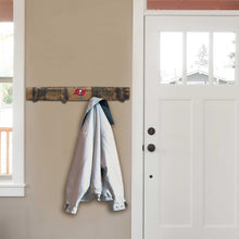 Load image into Gallery viewer, Tampa Bay Buccaneers Oak Coat Rack