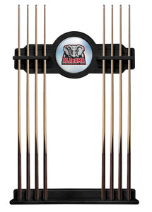 University of Alabama (Elephant) Solid Wood Cue Rack