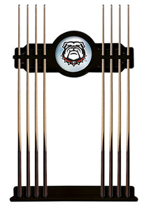 University of Georgia (Bulldog) Solid Wood Cue Rack