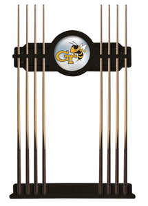 Georgia Tech Solid Wood Cue Rack