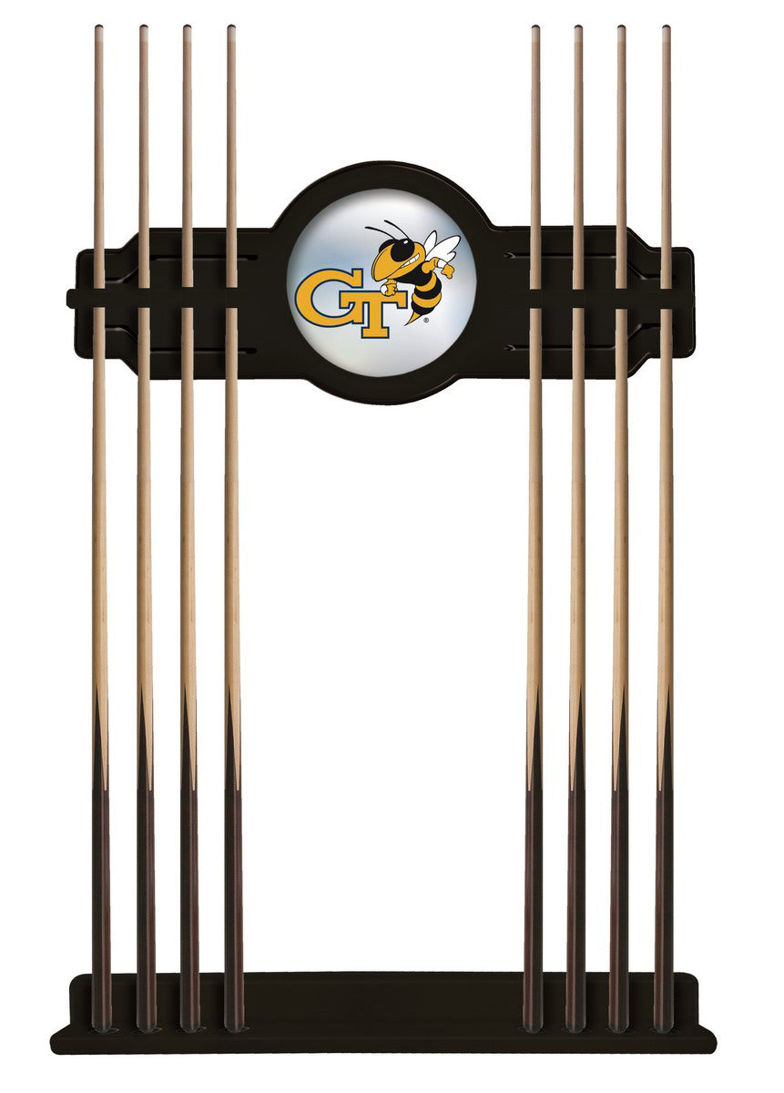 Georgia Tech Solid Wood Cue Rack