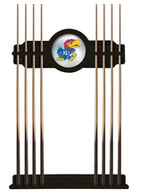 Load image into Gallery viewer, University of Kansas Solid Wood Cue Rack