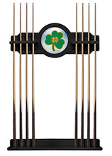 Load image into Gallery viewer, Notre Dame (Shamrock) Solid Wood Cue Rack